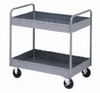 Steel Reversible Lab Cart, 2 Shelf, 500 lb Cap; 30