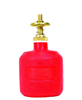 Justrite Red HDPE 8 oz Safety Can - 5 1/2 in Height - 3 1/8 in Overall Diameter - 697841-00554 - 697841-00554 - R. S. Hughes Company, Inc.