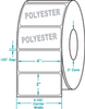 2 mil White Polyester Roll Labels - 649541 - Western Numerical Control