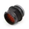Aptiv 15544332 HES Circular Connector 21-Pin, Dress Receptacle, Male, Orange -- 38774