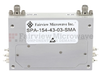 43 dB Gain Medium Power Amplifier at 3 Watt P1dB Operating from 14.4 GHz to 15.4 GHz with 41 dBm IP3, SMA Input, SMA Output - SPA-154-43-03-SMA - Fairview Microwave Inc.