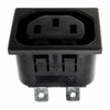 PWR ENT RCPT IEC320-2-2F PNL QC -- 135-PX0695/15/63 - Image