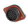 Amphenol Sine Systems AHDP02-24-19SR-SRA DuraMate AHDP Series, 19-Way Panel Mount Receptacle, Socket -- 39190