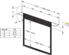 Flush Ceiling Mount Screen for Large Venues - Lectric II-C MDF - Visual Sound, Inc.