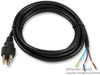 Power Cord, Nema5-15P, 6.6Ft, 10A, Black; Connector Type A Multicomp - 11J3554 - Newark, An Avnet Company