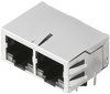 Rj45 Connector, Jack, 8P8C, 2Port, Th; Modular Connector Type Weidmuller - 60AC4194 - Newark, An Avnet Company