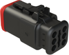 Automotive Housing, Plug, 6Pos, Ip67; Product Range Amphenol Sine/tuchel - 66W6745 - Newark, An Avnet Company