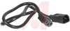 Power Cord; 13 A; Cord; SJT; 1 m; 0.34 in. (Nom.) Outer; 1625 W; 125 V; Black - 70116015 - Allied Electronics, Inc.