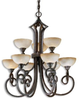 Large Chandeliers-Glass Shade - 99834 - Light Center (The)