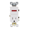 Combination 15A Tamper Resistant Decorative Outlet & Pilot Light - 72500 - Suzhou Ele Mfg Co., Ltd.