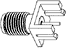 SMA RF Connector - 901-9864 - Amphenol RF
