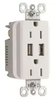 Duplex/Single Receptacle -- TM-826USBWCC6 - Image