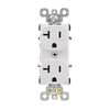 20 Amp Decorative Outlet, Side Wire & Back Wire, Commercial Grade - 2012A - Suzhou Ele Mfg Co., Ltd.