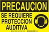 Brady B-401 Polystyrene Rectangle Yellow Personal Protection Equipment (PPE) Sign - 10 in Width x 7 in Height - Language Spanish - TEXT: PRECAUCION - 38962 - 754473-38962 - R. S. Hughes Company, Inc.