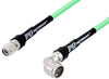 N Male Right Angle to TNC Male Low Loss Test Cable 12 Inch Length Using PE-P300LL Coax - PE3C3243-12 - Pasternack