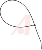 Tie, Cable; Nylon 6/6 Weather Resistant; Black; 14.500 in.; 0.140 in. Body - 70091832 - Allied Electronics, Inc.