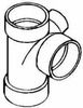 PVC DWV Sanitary Tee (TY) - 433607 - Bow Plastics Ltd.