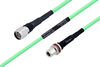 Temperature Conditioned N Male to N Female Bulkhead Low Loss Cable 300 cm Length Using PE-P300LL Coax - PE3M0248-300CM - Pasternack