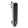 Multipoint Compression Latch, Steel Mounting Hardware, Key Locking, CH751 with Padlock Hasp, Universal Swing, Zinc Alloy, Black -- CR-19-21-15 - Image