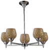 10155/5PC-GLD Mid. Chandeliers-Glass Up - 638207 - Capital Lighting, Inc.