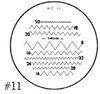 RETICLE #11-FOR 7X COMPARATOR - 12250-11 - Flexbar Machine Corporation