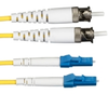Single-Mode, 9-Micron Duplex Fiber Optic Cable, LC-ST, PVC, 5-m (16.4-ft.) -- EFN093-005M