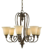 Mid. Chandeliers-Glass Up - 370256 - Capital Lighting, Inc.