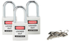 White Safety Padlock - 118949 - Brady Corporation