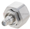 Low PIM 4.3-10 Male (plug) to SMA Female (Jack) Adapter, Tri-Metal Plated Brass Body, 1.15 VSWR - FMAD1184 - Fairview Microwave Inc.