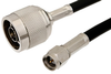SMA Male to N Male Cable 48 Inch Length Using PE-C200 Coax - PE36200-48 - Pasternack