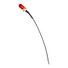 SMA Female Bulkhead St. Connector With 1.13mm Black Cable (L–10CM) + MHF4 Connector -- ET-SFS-BH-5BL10C-MHF4