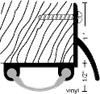 Door Bottom - Vinyl - DKB -- 18VDKB - Image