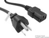 Power Cord, Nema 5-15P-Iec C13, 2M; Connector To Connector Multicomp Pro - 54Y3957 - Newark, An Avnet Company