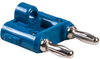 Double Banana Plug, 15A, Screw, Blue; Gender Pomona - 78Y6671 - Newark, An Avnet Company