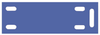 Marker Plate, 76.2Mm X 12.7Mm, Blue; Marker Type Panduit - 99AC4175 - Newark, An Avnet Company