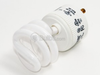9 Watt, Cool White GU24 Spiral Compact Fluorescent Lamp - G355249 - bulbs.com