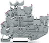 Double-deck terminal block - Through terminal block - 2022-2208 - WAGO