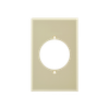1-Gang φ54.7mm Diameter Single Device Wall Plates, Thermoplastic Jumbo Size Glossy Finish - 3084J - Suzhou Ele Mfg Co., Ltd.