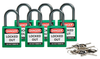 Green Compact Safety Locks - 118927 - Brady Corporation