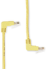6FT Yellow CAT5e 100MHz Angled Patch Cable UTP 90° Down–90° Up - EVNSL24E-0006-90DU - Black Box