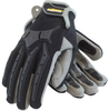 PIP Maximum Safety 120-4900 Black/Gray Small Nylon/Polyurethane/Spandex/Synthetic Leather Mechanic's Gloves - PVC/Silicone/Thermoplastic Rubber Dotted Both Sides Coating - 616314-21623 -- 616314-21623