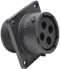Circular Connector, Rcpt, 4Pos, Flange; Product Range Amphenol Sine/tuchel - 73AC8501 - Newark, An Avnet Company