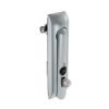 Swinghandle Latch, Medium Size - 125 mm , With Padlock Hasp, Use with Linear Actuator or as Single Point Latch, 8 mm Triangle, Non-Sealed, Zinc Alloy, Satin Chrome Plated - H3-50-447-044 - Southco