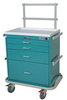 Classic Short Four Drawer Workstation with Mechanical C.. - 7351 - Harloff Company, Inc. (The)