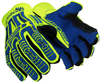 Hexarmor Rig Lizard 2024 Yellow/Blue 7 Canvas/Polyurethane Cut-Resistant Glove - ISEA Cut 3 Cut Resistance - 2024 SZ 7 - 2024 SZ 7 - R. S. Hughes Company, Inc.
