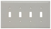 Standard Wall Plate - SPJ4-LA - Hubbell Wiring Device-Kellems