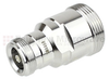 7/16 DIN Female (Jack) to 4.1/9.5 Mini DIN Female (Jack) Adapter IP67 UnMated, Tri-Metal plated brass body, 1.35 VSWR -- SM4468 - Image
