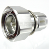N Male (Plug) to 7/16 DIN Male (Plug) Adapter, Tr-metal Plated Brass Body, 1.15 VSWR - SM4692A - Fairview Microwave Inc.