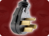 NEMA 14-50P UP ANGLE to ROJ SPECIAL HOME // Power Cords // High Voltage Power Cords // Straight Blade Power Cords -- 4832.048S - Image