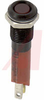 Indicator,Pnl-Mnt;LED IND 5MM 24VDC REDBlack Chrome - 70011731 - Allied Electronics, Inc.